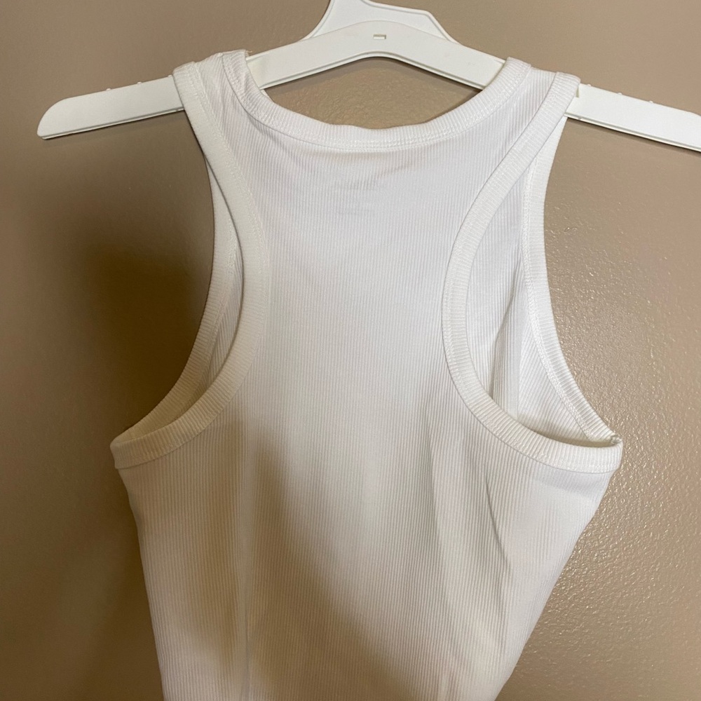 Wild Fable‎ Cream Ribbed Tee - Picture 2 of 4